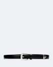 Romy Metal-Tipped Leather Belt