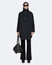 Oversized lined puffer jacket