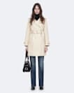 Leonard Double-Breasted Cotton Trench Coat