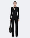 Cruz asymmetric button-front cardigan