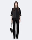 Lenny Lace-Trimmed T-Shirt