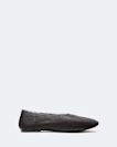 Hailee Leather Ballet Flats