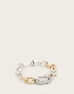 Cadence Two Tone Chain Bracelet