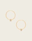 Selene Bolt Hoop Earrings