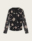Caia Floral Mesh Top
