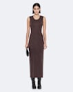 Sleeveless bodycon midi dress