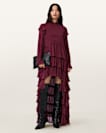 CAVARLY LS MAXI DRESS