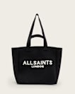 Izzy Large Logo Knitted Tote Bag