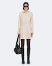 Artemis Silk-Blend Mini Shirt Dress