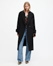 Mabel Double Breasted Long Line Coat