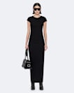 Katarina Boat-Neck Slim-Fit Maxi Dress