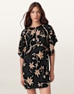 Xena Floral Print Mini Dress