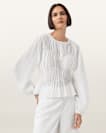Melani Round Neck Gathered Top