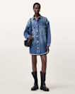 Faye Oversized Denim Shacket Dress