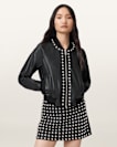 Orten Wilder Leather Bomber Jacket
