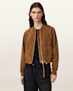 Orten Suede Bomber Jacket