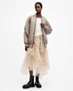 Hanaa Oversized Bomber Jacket