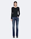 Eve High-Rise Slim Bootcut Jeans