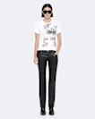 Riella Leather Bootcut Trousers