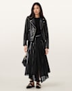 Jax Pleated Midi Skirt