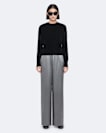 Lycia Crepe Wide-Leg Trousers