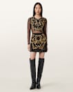 Jamilia Embellished Mini Skirt