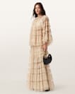 Aude Ruffle Maxi Skirt