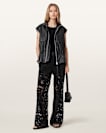 Amelie Straight Leg Lace Trousers