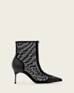 Natasha Mesh Leather Boots