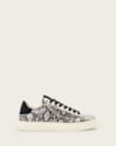 Shana Low Top Metallic Leather Trainers