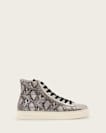 Tana Metallic Leather High Top Trainers