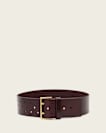 Leo Leather Wide Belt