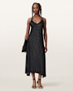 Leona V-Neck Maxi Slip Dress