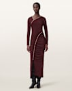 Elsie Zipper Maxi Dress