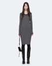 Lilla Cowl-Neck Bodycon Midi Dress