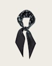 Flow Snake Print Logo Headscarf