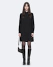 Jamie Long-Sleeve Silk Midi Dress