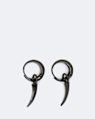Talon Pendant Huggie Earrings