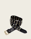 Nyla Double Eyelet Leather Belt