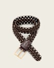 Ila Leather Woven Belt