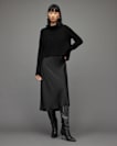 Tierny Roll Neck 2-In-1 Midi Slip Dress