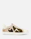 Sheer Leather Bolt Trainers