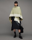 Saints Border Logo Wool Ruana Scarf