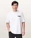 Redact Oversized Embroidered Logo T-Shirt