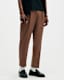 Tallis Slim Fit Cropped Tapered Trousers