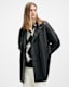 Kessler Double Breasted Leather Coat