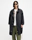 Tierra Lightweight Logo Print Parka Coat