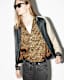 Carcle Leopard Print Relaxed Fit Shirt