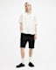 Ora Tallis Linen Blend Slim Fit Shorts