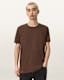 Figure Crew Neck Raw Edge T-Shirt